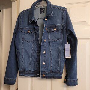 Women's Cavalini Denim Collection Jean Jacket Size Large